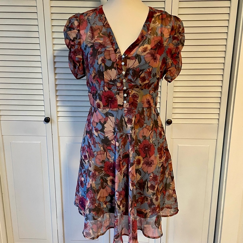 Forever 21 Multicolor Floral Mini Dress